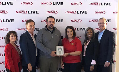 Family Oriented HVAC Company in Hudson FL Earns Lennox Award